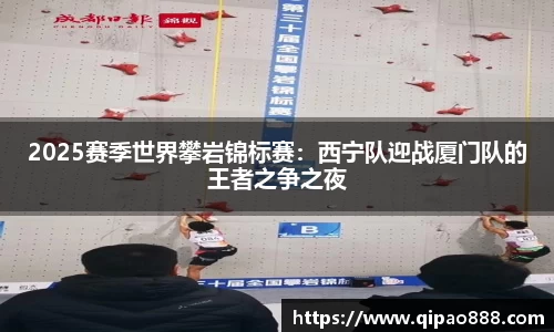 2025赛季世界攀岩锦标赛：西宁队迎战厦门队的王者之争之夜